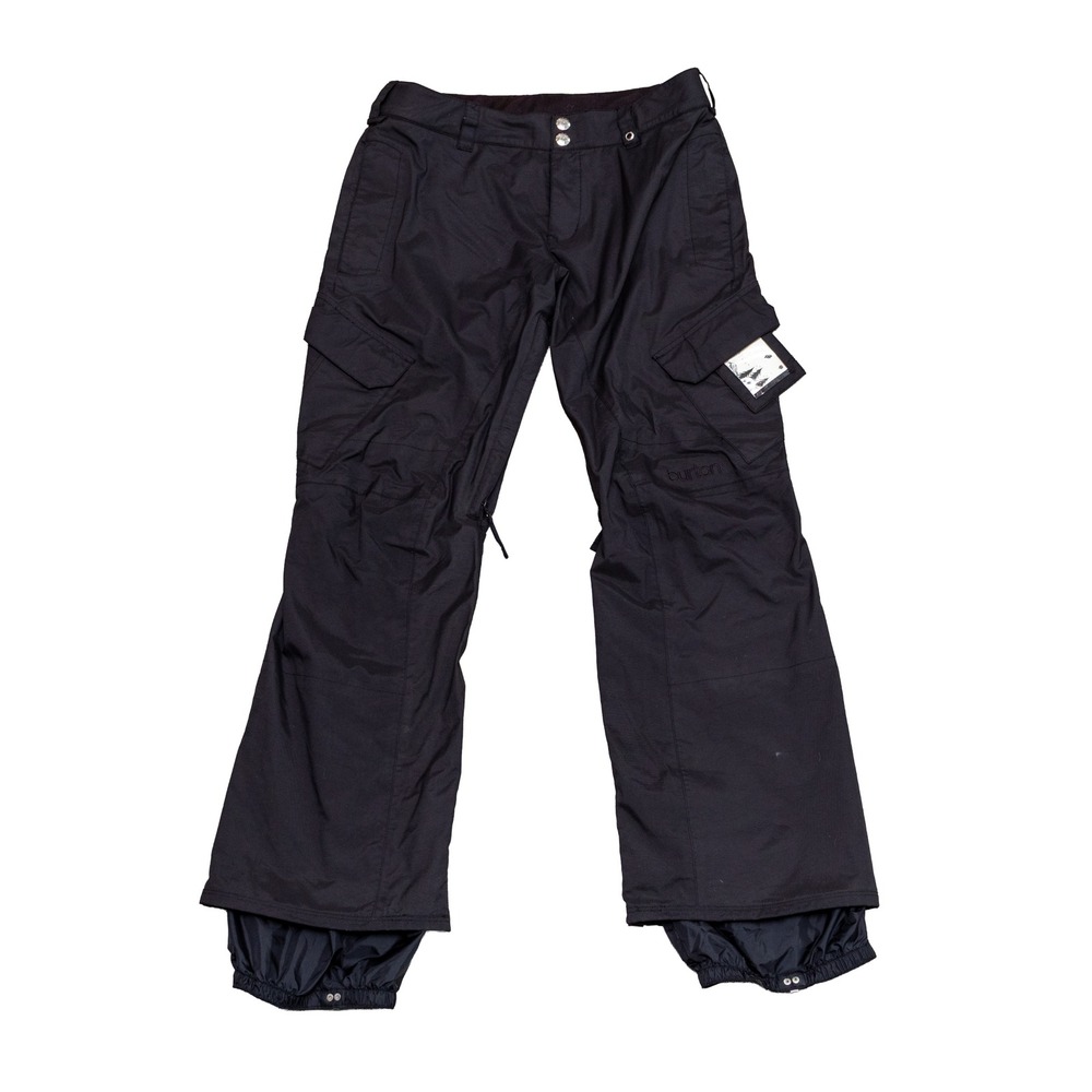 Burton Dryride Snowboard Pants Womens Medium Black Cargo Insulated Ski Trousers